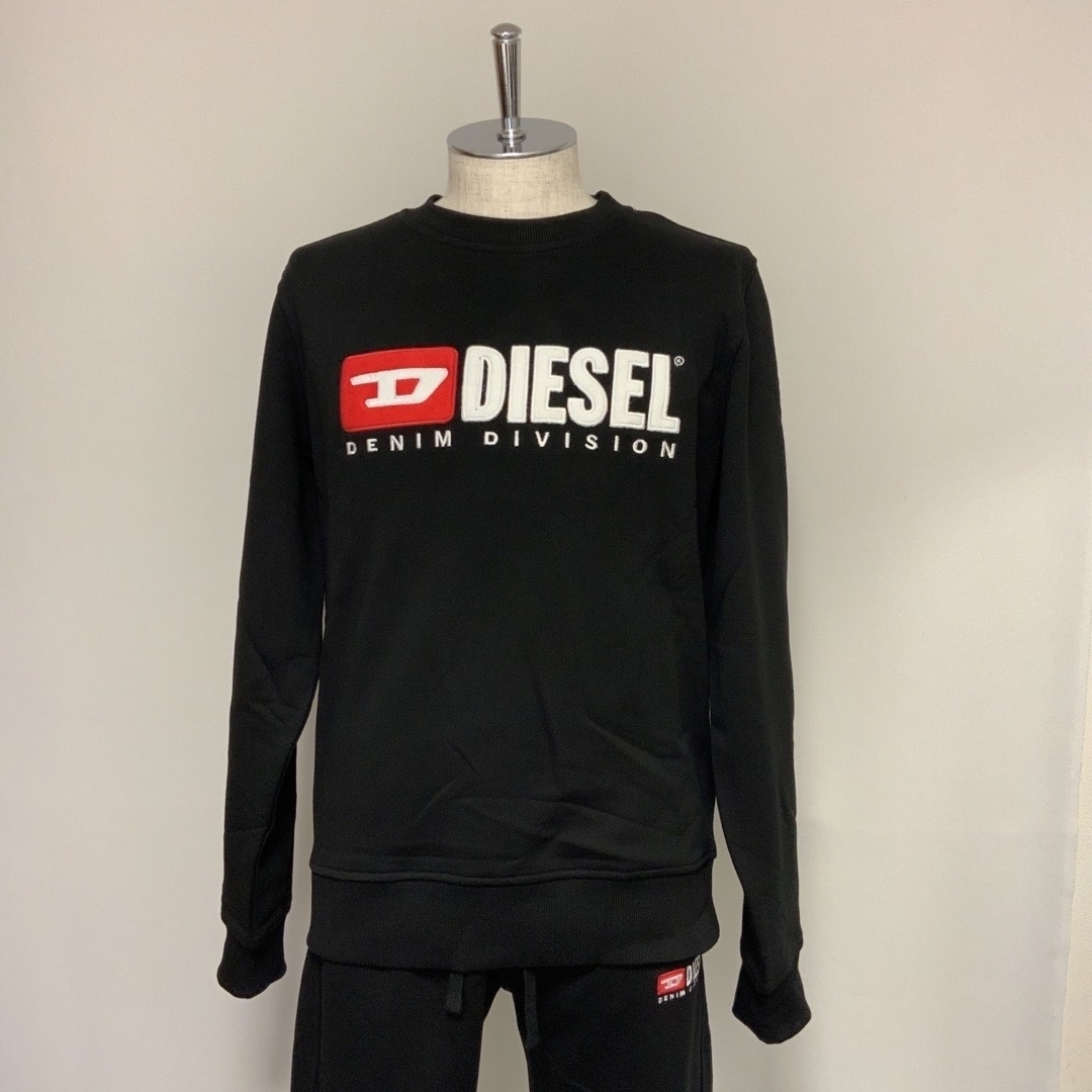 洗練された DIESEL ①スウェット ②パンツ 2点セット ブラック XXL-