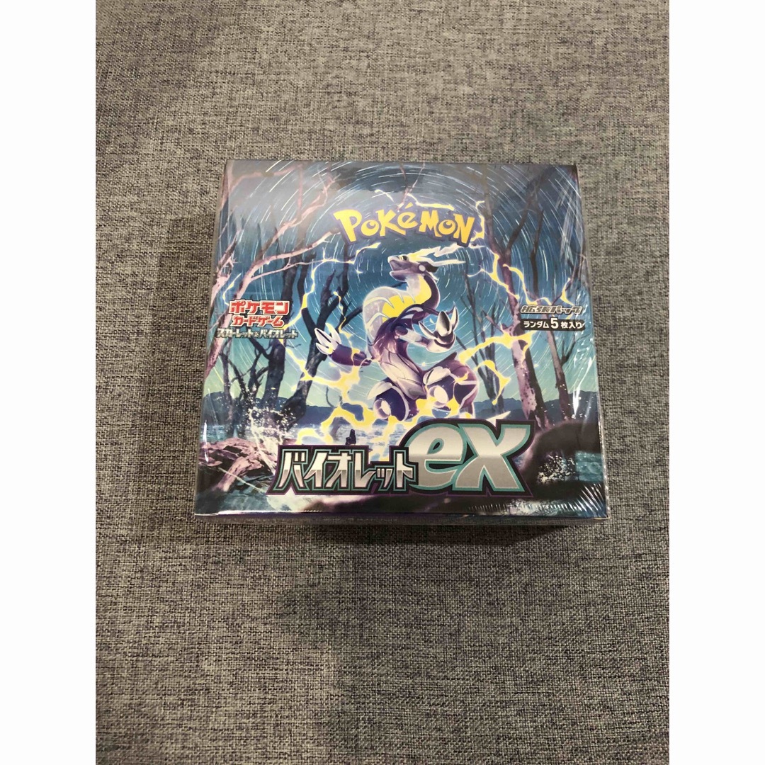 Box/デッキ/パックポケモンカードゲーム　バイオレットex シュリンク付