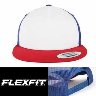 フレックスフィット(FLEXFIT)のメッシュキャップ 帽子 Flexfit トリコロールカラー 138543885(キャップ)