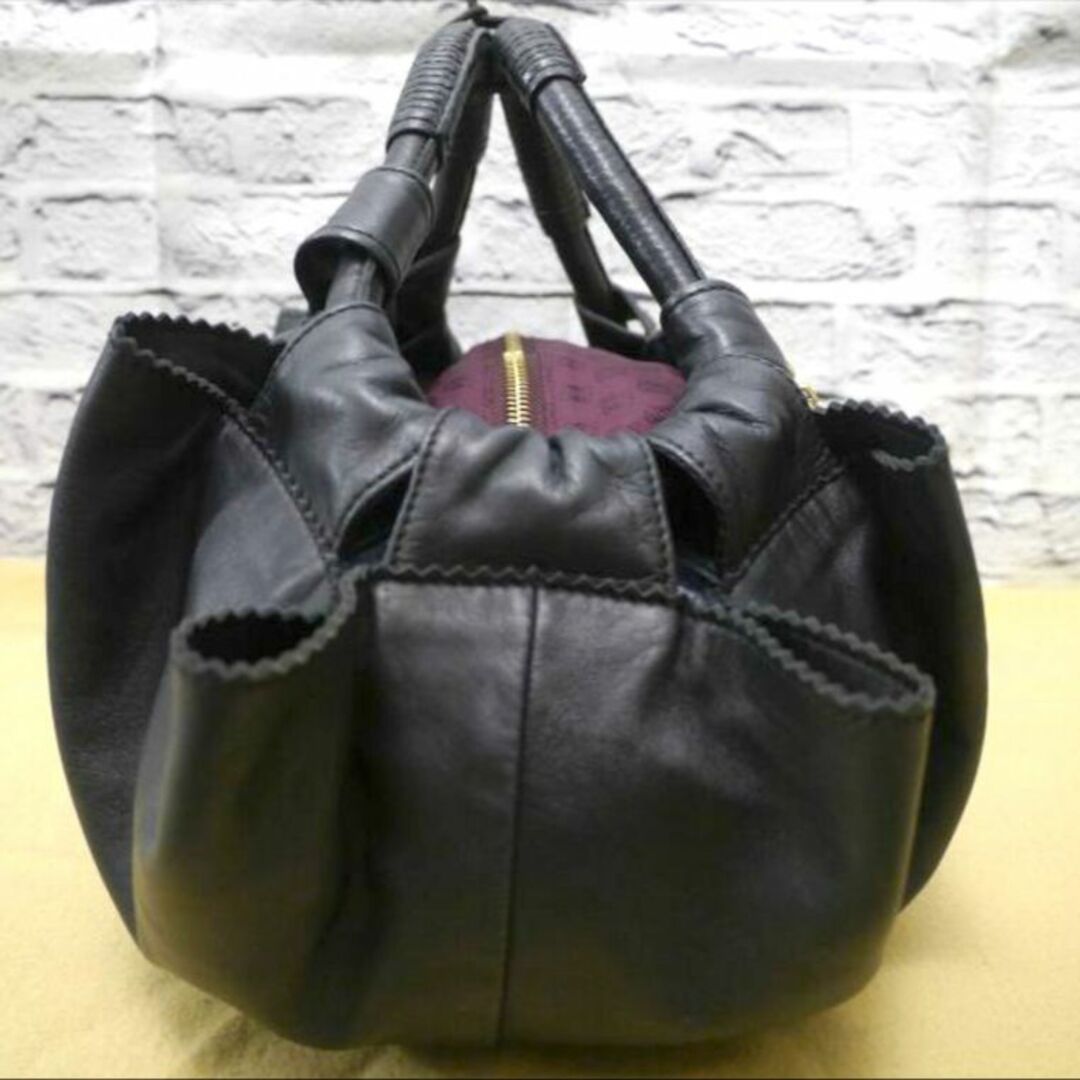 美品22万◇LOEWE ロエベ ナッパアイレ ミストラル 巾着型 レザー