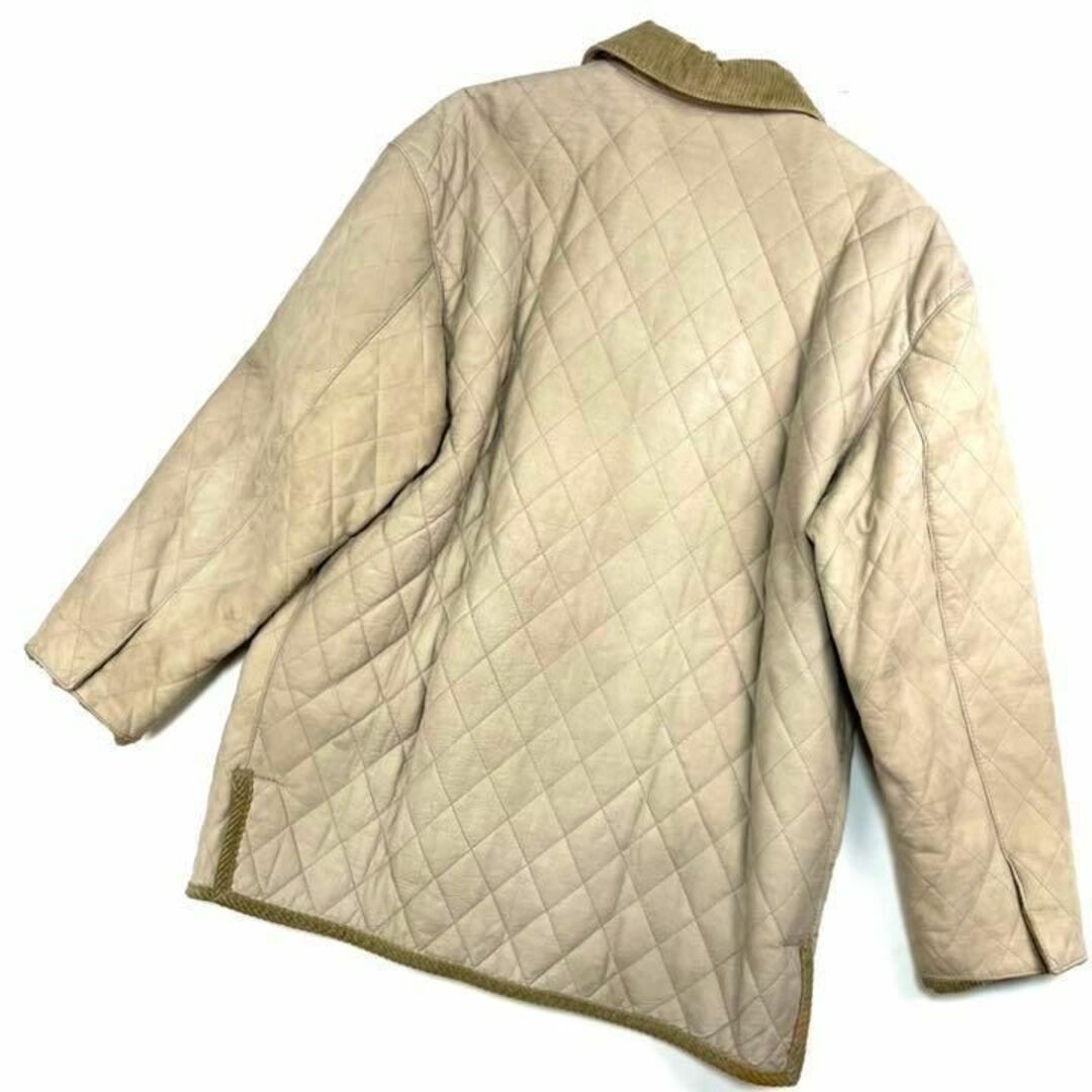 定価53万『mabrun』vintage レザー キルティング コート 総裏. | www