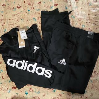 アディダス(adidas)のアディダス　ジャージ　黒　上下(ジャージ)