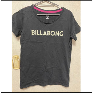 ビラボン(billabong)のBILLA BONG ビラボン　Tシャツ　サイズM ブラック(Tシャツ(半袖/袖なし))