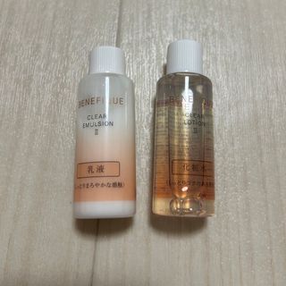 ベネフィーク(BENEFIQUE)のベネフィークミニサイズ(18ml)セット クリアローション クリアエマルジョン (化粧水/ローション)