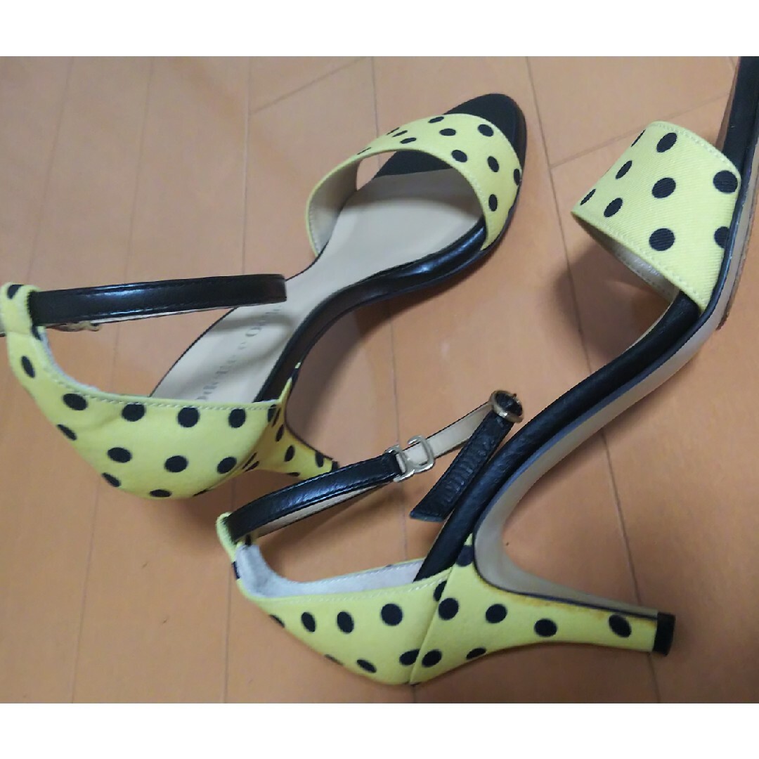 Odette e Odile(オデットエオディール)のオディトエオディール　ドットヒールサンダル レディースの靴/シューズ(サンダル)の商品写真