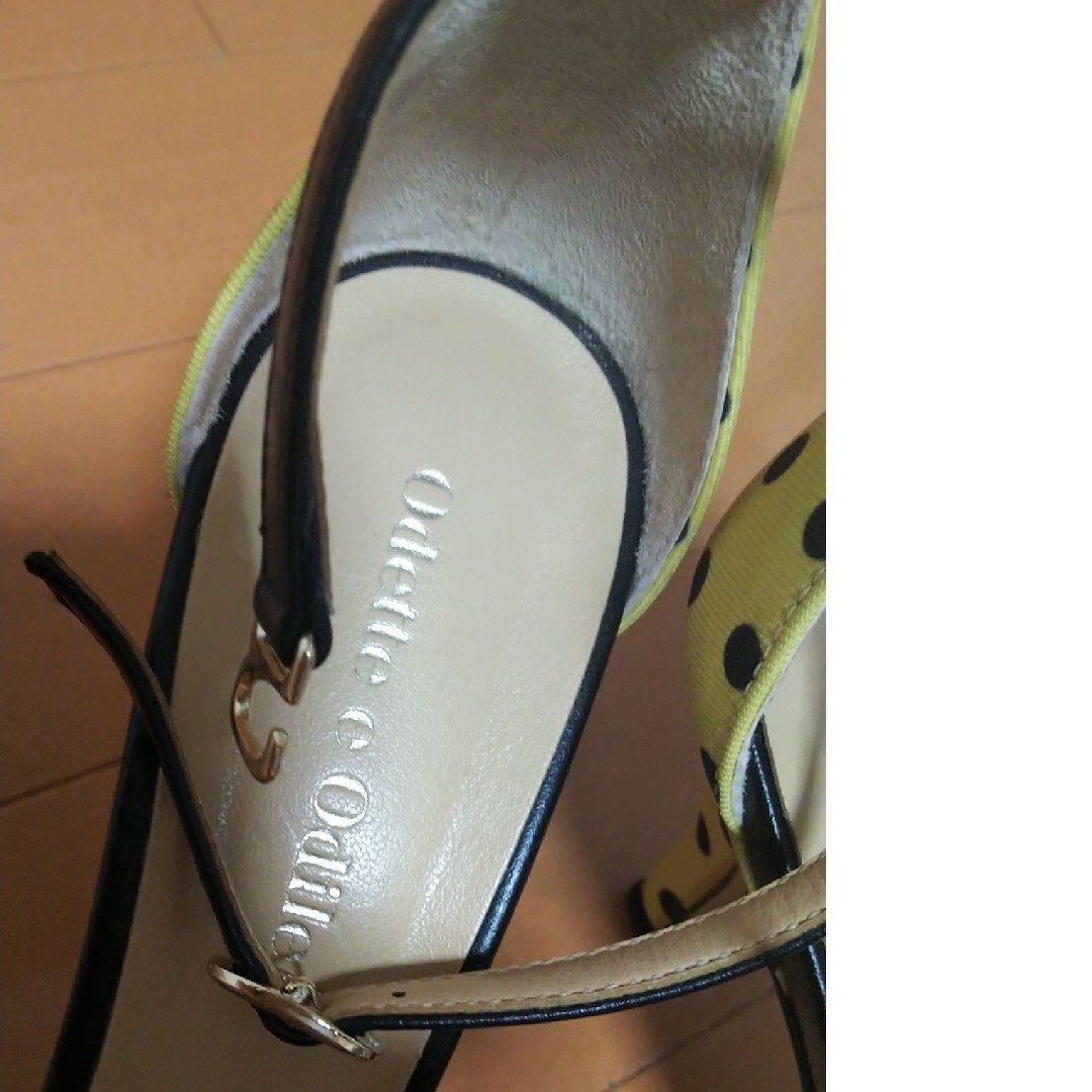 Odette e Odile(オデットエオディール)のオディトエオディール　ドットヒールサンダル レディースの靴/シューズ(サンダル)の商品写真
