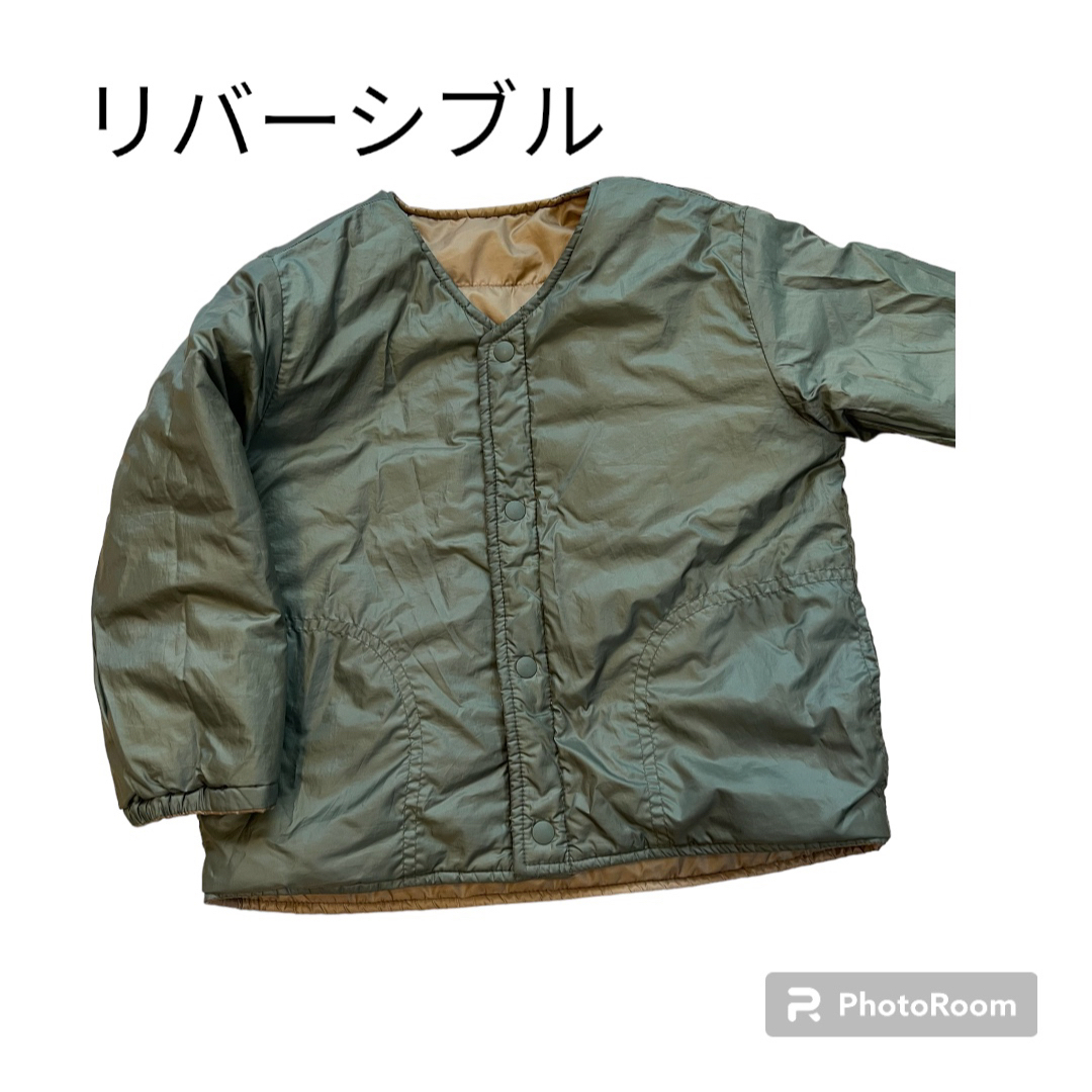 MUJI (無印良品)(ムジルシリョウヒン)の無印　ダウンジャケット キッズ/ベビー/マタニティのキッズ服男の子用(90cm~)(ジャケット/上着)の商品写真