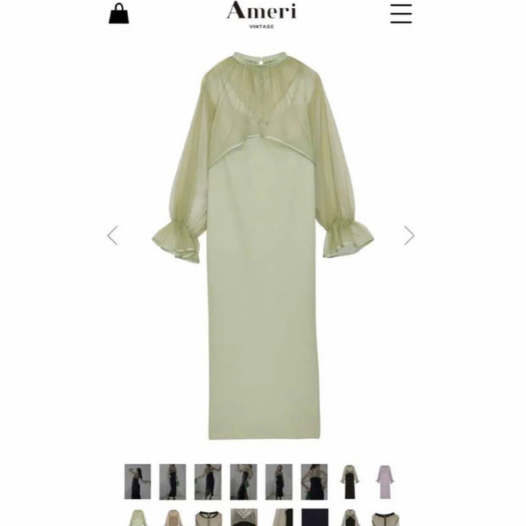 AMERI DRESS MANY WAY AIRY VEIL DRESS | フリマアプリ ラクマ