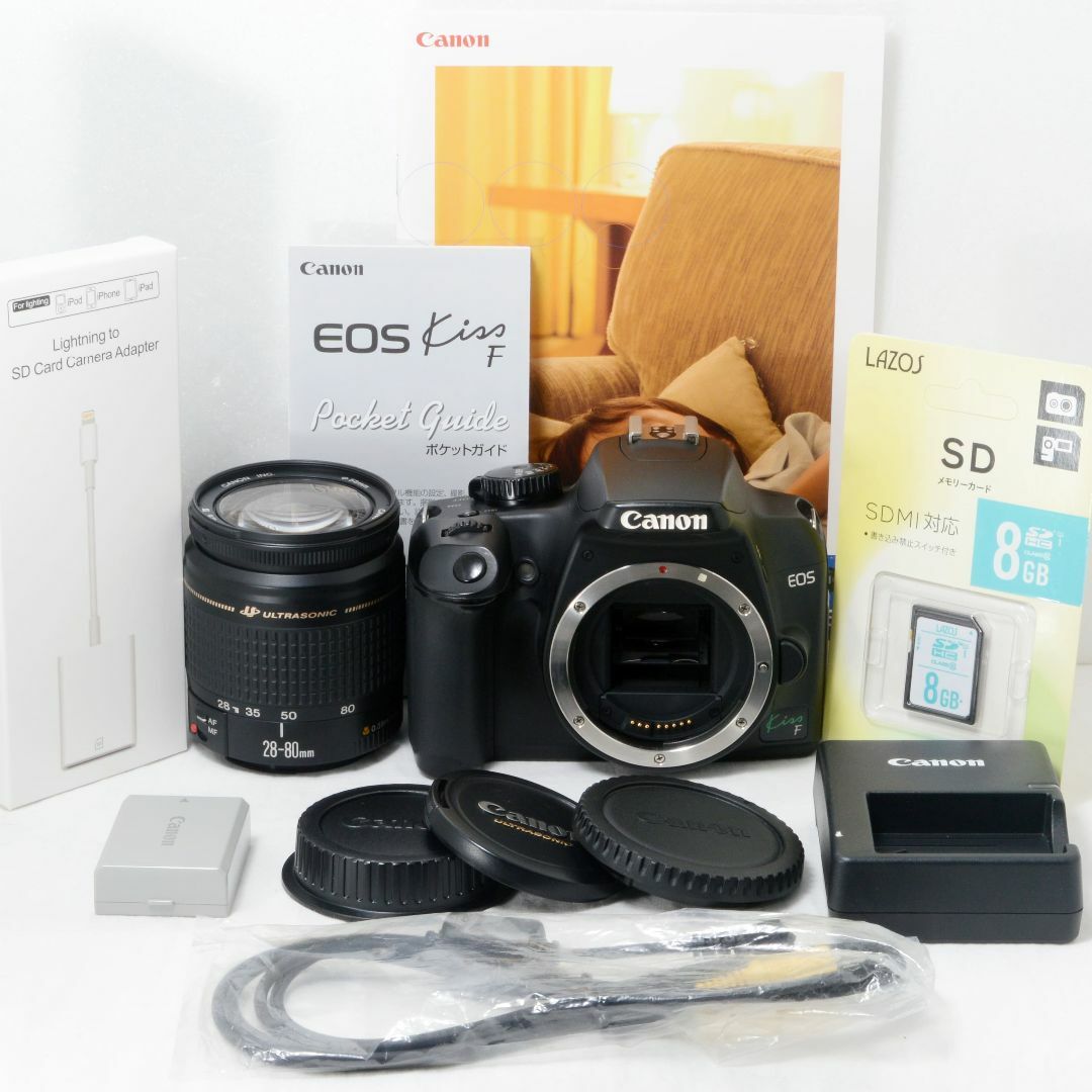 ☆iPhone転送&SD付き☆Canon キャノン EOS Kiss F-