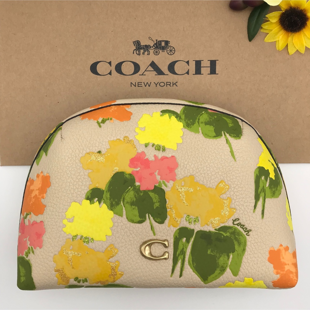 COACH - COACH ☆大人気☆ ジュリエンヌ コスメティックケース17