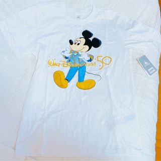 ディズニー(Disney)の【新品】WDW 50 ⭐️ ミッキーマウス Tシャツ Lサイズ(Tシャツ(半袖/袖なし))