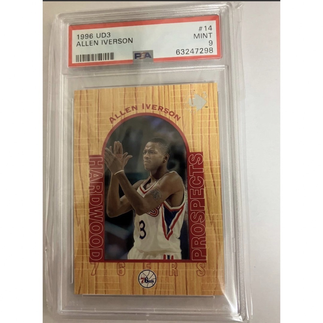 アレンアイバーソン NBAカード96-97Upper Deck UD3 PSA9