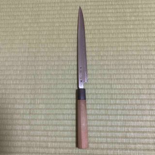 正本 本焼 柳刃 包丁 和包丁 純鋼 黒水牛 記名 錆跡 刺身包丁の通販 by