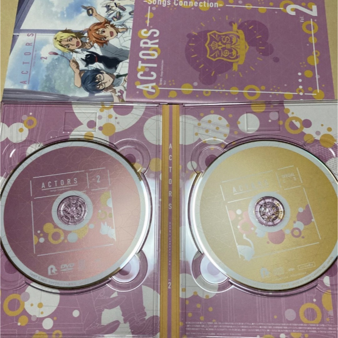 ACTORS-Songs Connection-1〜4 DVD CD 浦田わたる