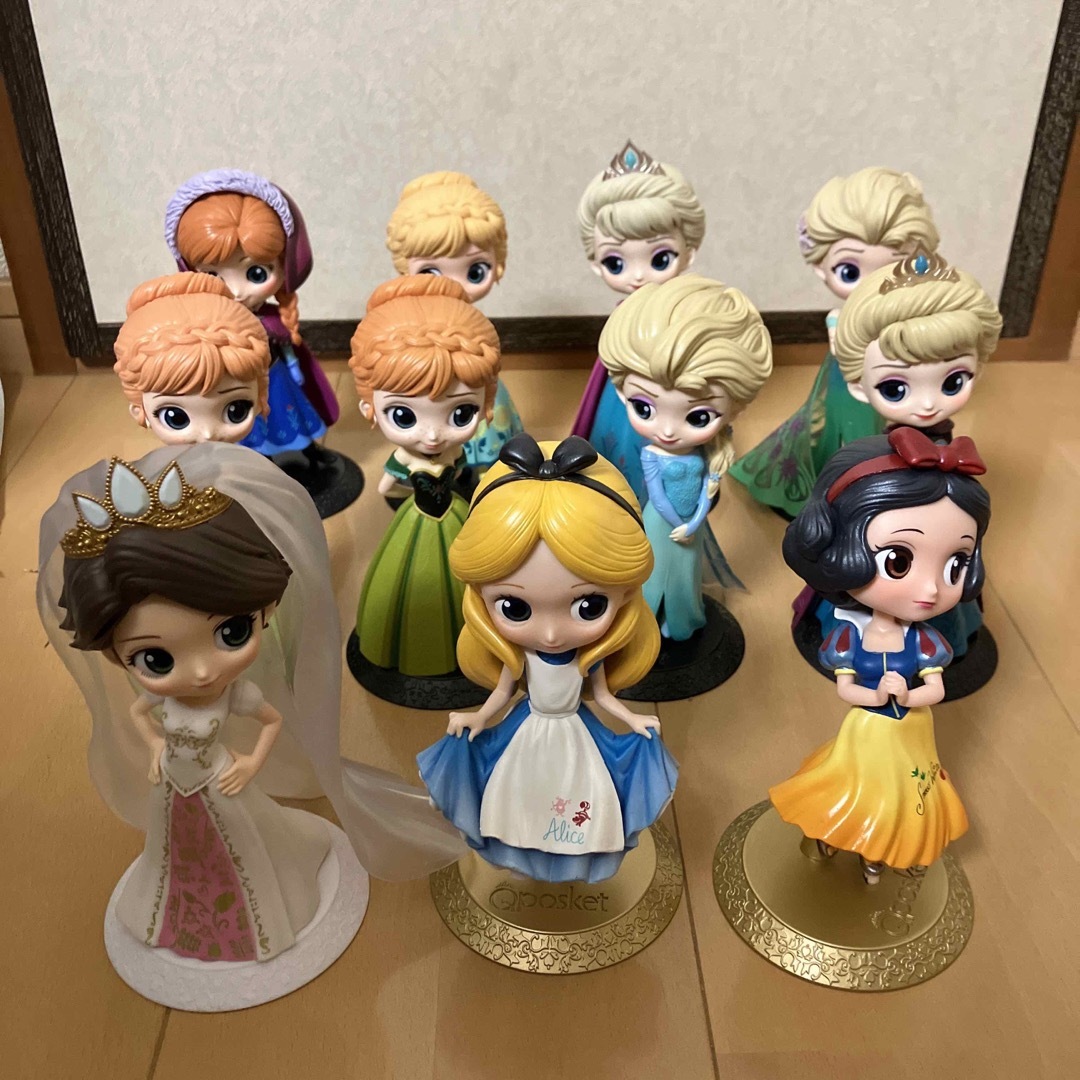 Disney - Qposket ディズニープリンセス フィギュア 11体セットの通販