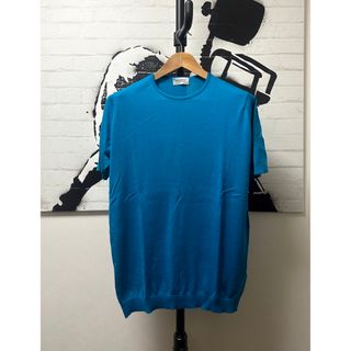 ジョンスメドレー(JOHN SMEDLEY)のJOHN SMEDLEY ジョンスメドレー30ゲージクルーネックニット　ベルデン(Tシャツ/カットソー(半袖/袖なし))