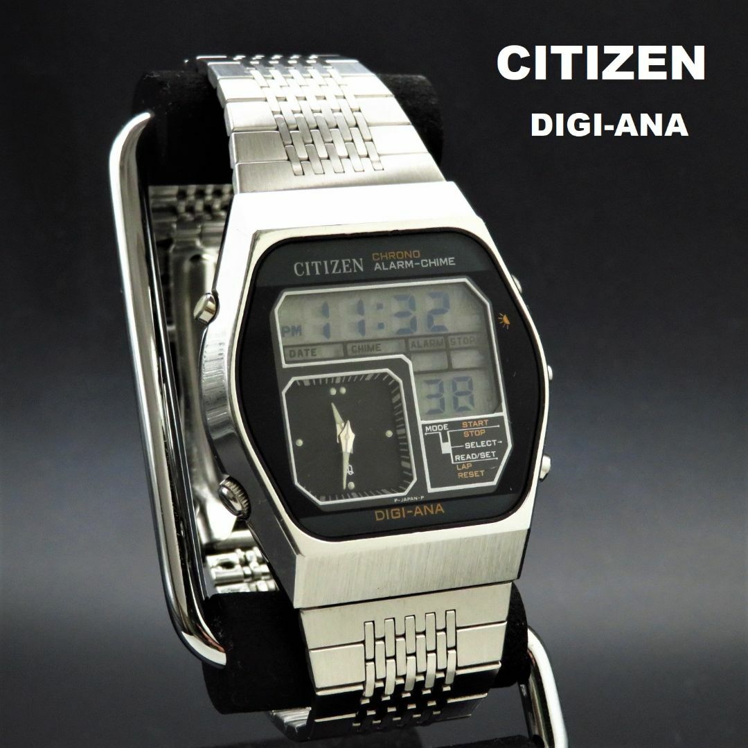 CITIZEN DIGI-ANA デジアナ アラームクロノグラフ 腕時計