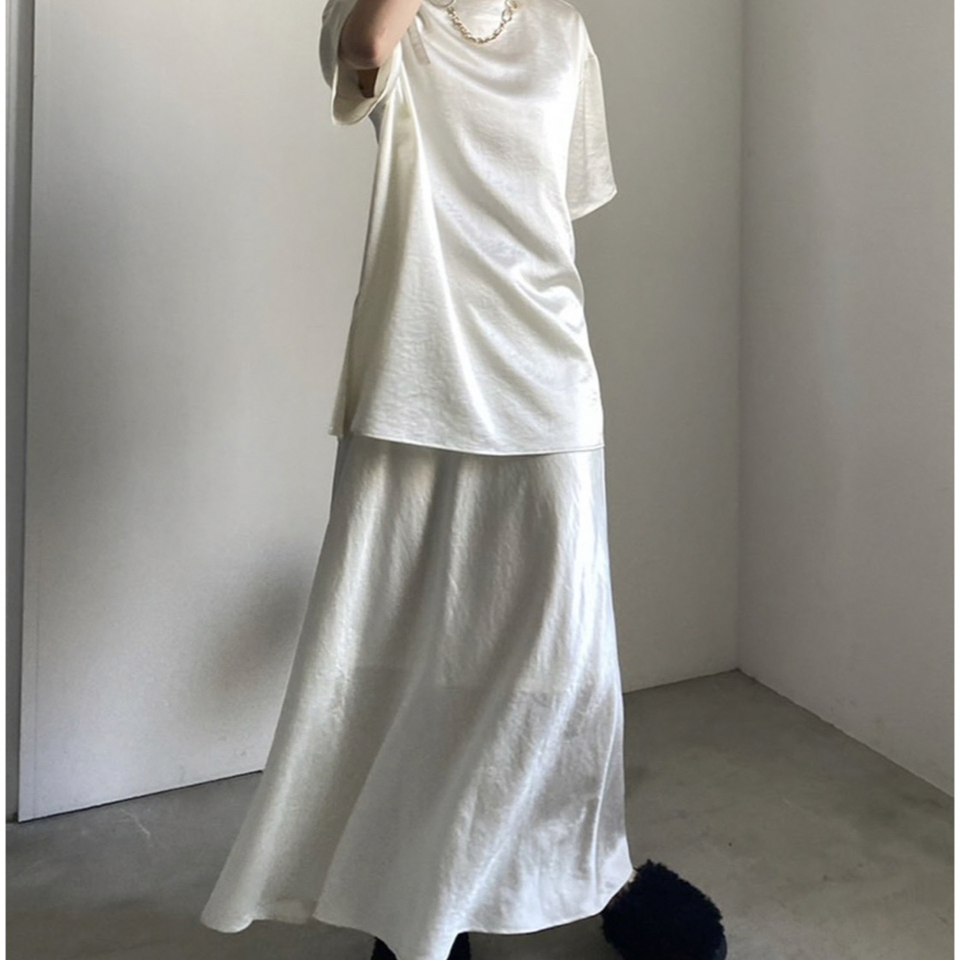 超目玉枠】 GLOSSY AmeriVINTAGE FLOW スカート WITH TEE ロング