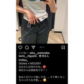 MOUSSY×DICKIES（R）KNEE SLIT パンツ♡ベージュ