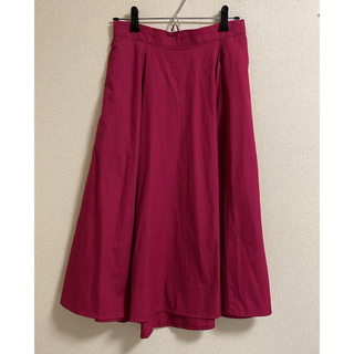ショコラフィネローブ(chocol raffine robe)のピンク　膝丈スカート(ひざ丈スカート)