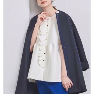 ユナイテッドアローズ(UNITED ARROWS)のユナイテッドアローズ　Pフリル ニットベスト(ベスト/ジレ)