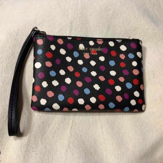 ケイトスペードニューヨーク(kate spade new york)のKate Spade  ミニポーチ　ドット柄　新品(ポーチ)