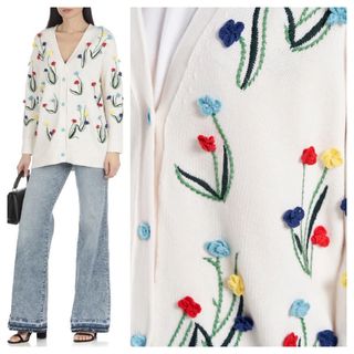 Alice+Olivia - 新品新作 alice+olivia クロシェ刺繍 クチュール
