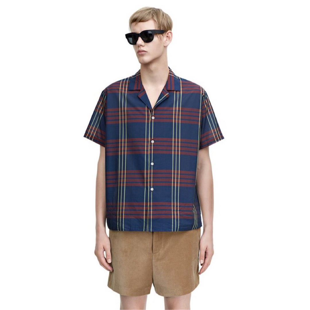 Acne Studios(アクネストゥディオズ)のAcne Studios - Ody Check 開襟シャツ SS15 メンズのトップス(シャツ)の商品写真