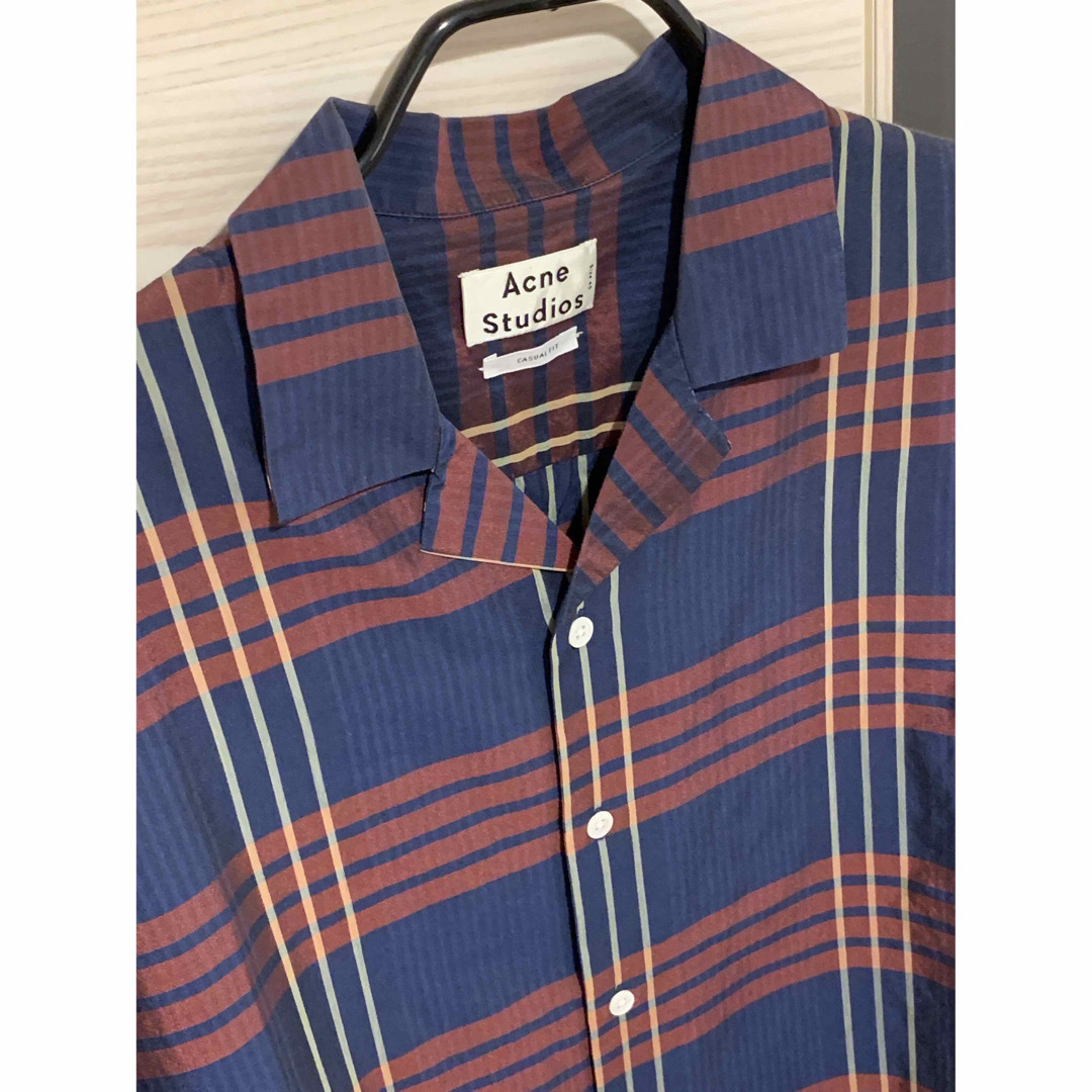 Acne Studios(アクネストゥディオズ)のAcne Studios - Ody Check 開襟シャツ SS15 メンズのトップス(シャツ)の商品写真