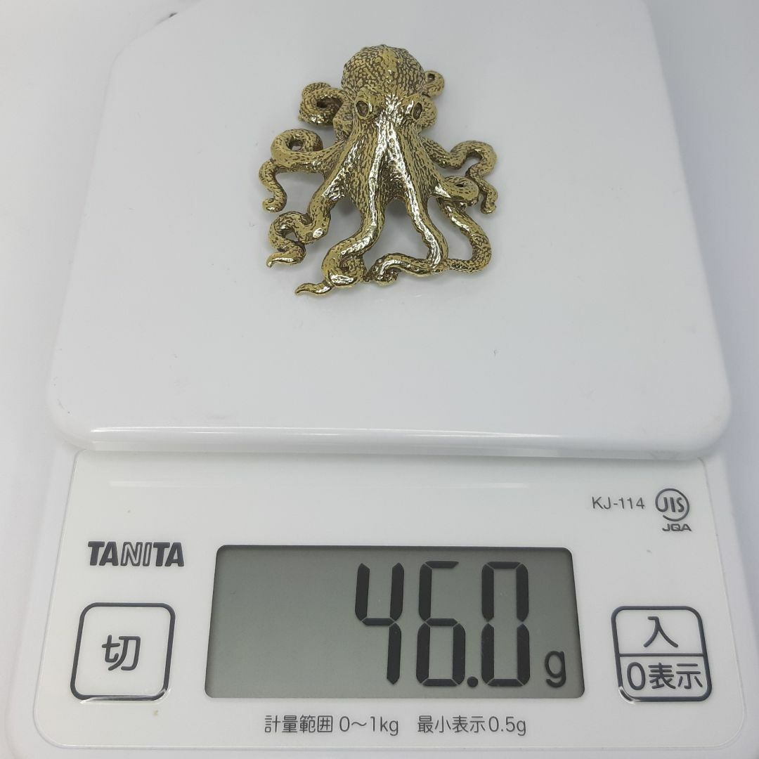 タコ ①　置物　真鍮製　たこ　蛸