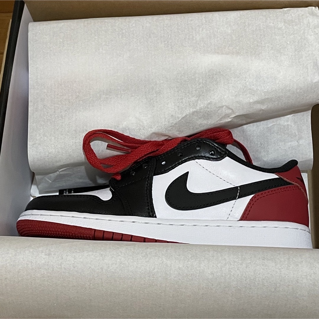 ナイキ エアジョーダン1  ロー OG Black Toe 23cm  新品