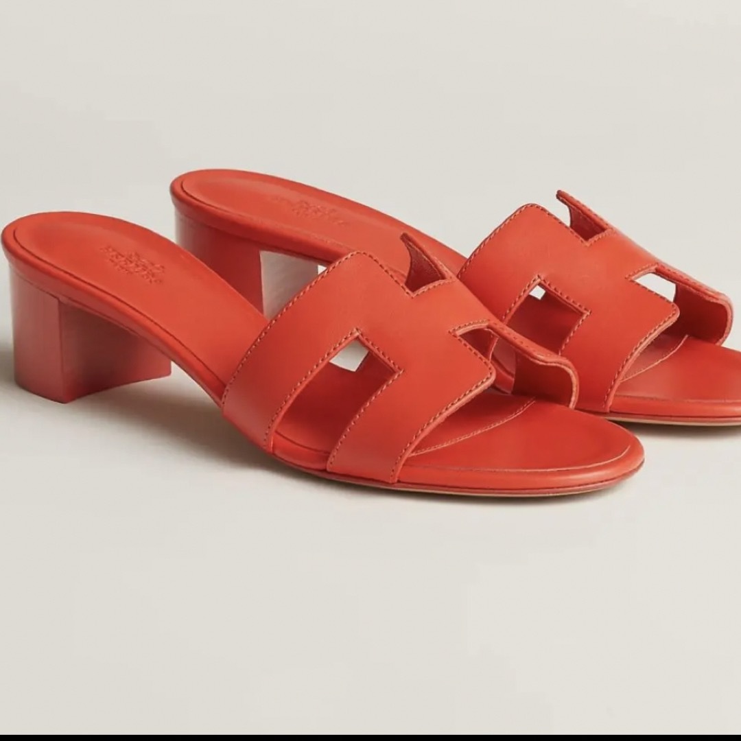 Hermes - 美品 HERMES オアジス 36.5 レッドの通販 by La Civetta