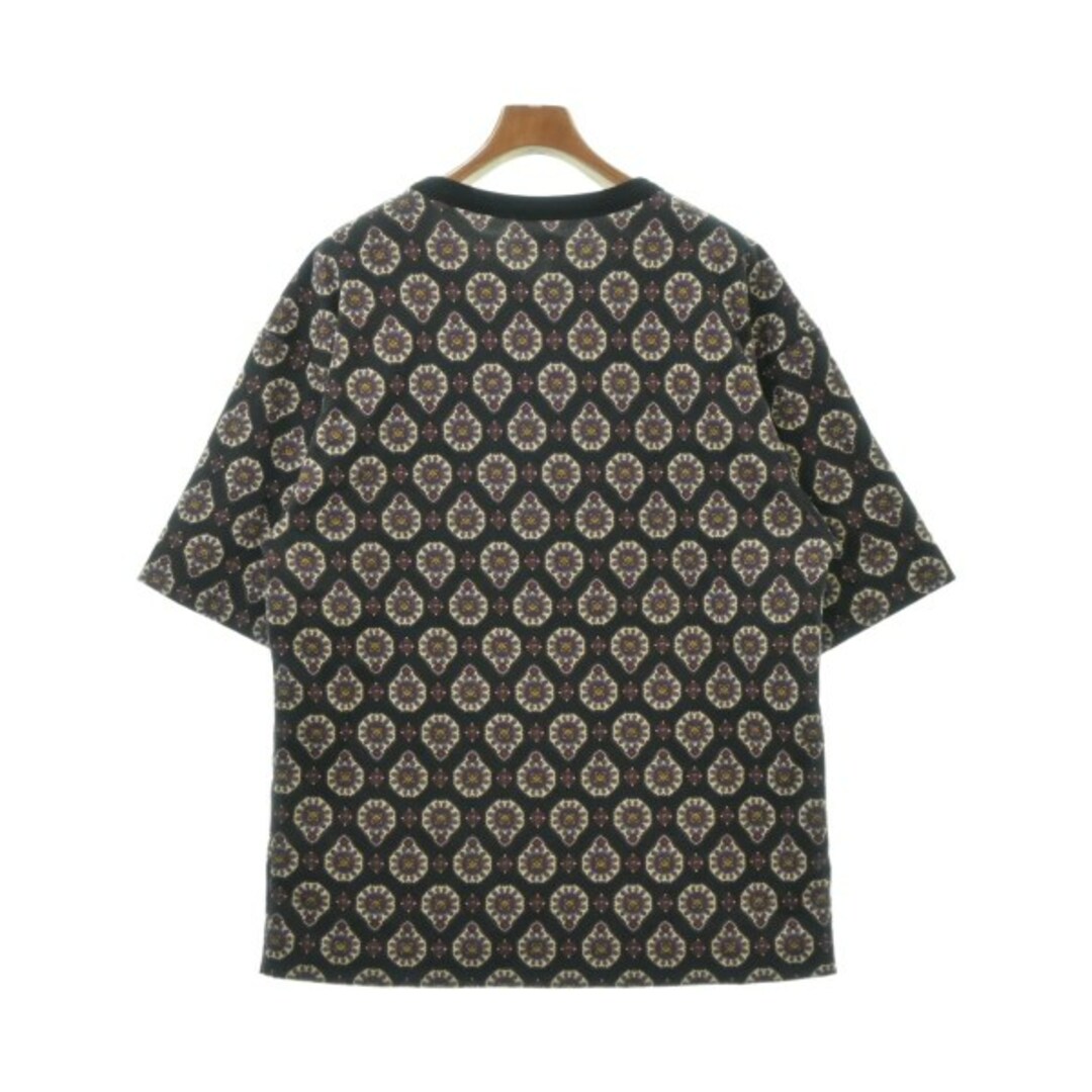 DRIES VAN NOTEN(ドリスヴァンノッテン)のDRIES VAN NOTEN Tシャツ・カットソー M 黒x赤x青等(総柄) 【古着】【中古】 メンズのトップス(Tシャツ/カットソー(半袖/袖なし))の商品写真