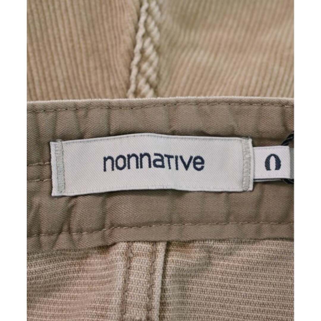 nonnative(ノンネイティブ)のnonnative ノンネイティヴ パンツ（その他） 0(XS位) ベージュ 【古着】【中古】 メンズのパンツ(その他)の商品写真