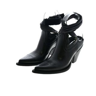 Maison Margiela ブーティ 37(23.5cm位) 黒 【古着】【中古】(ブーティ)