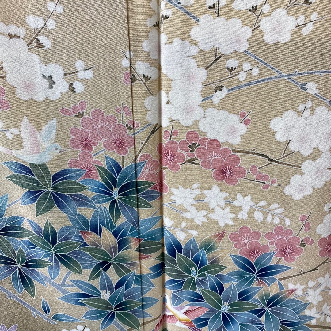 訪問着 美品 名品 161cm 66cm 正絹