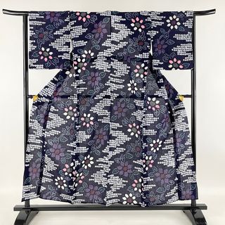 浴衣 身丈155cm 裄丈63cm 綿 美品 秀品 【中古】の通販｜ラクマ