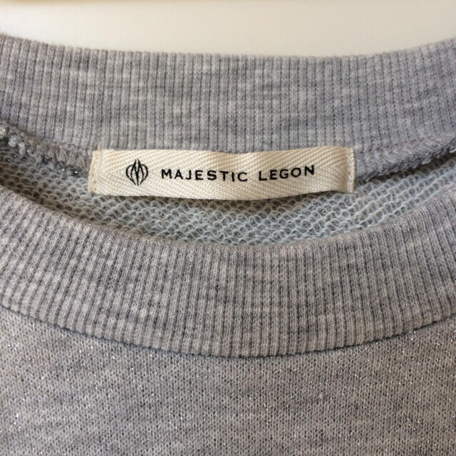 MAJESTIC LEGON(マジェスティックレゴン)のMAJESTIC LEGON ❁﻿ ラメ入り トレーナー レディースのトップス(トレーナー/スウェット)の商品写真