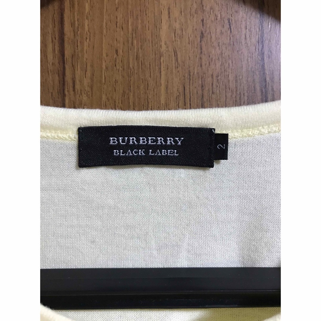 BURBERRY BLACK LABEL(バーバリーブラックレーベル)のBURBERRY バーバリーブラックレーベル 黄 Tシャツ イエロー 半袖 メンズのトップス(Tシャツ/カットソー(半袖/袖なし))の商品写真