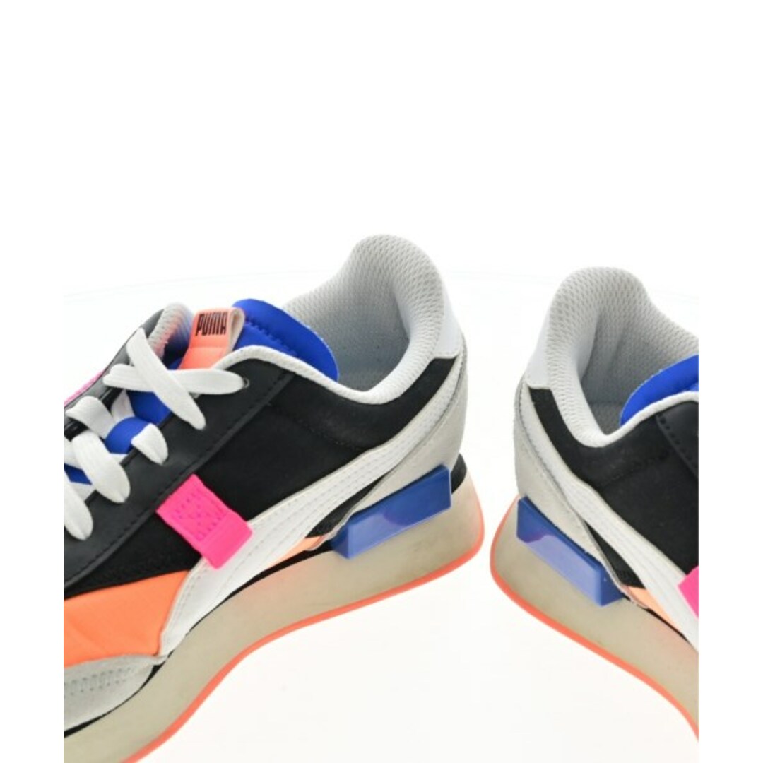 PUMA - PUMA プーマ スニーカー 23.5cm 黒xオレンジx白等 【古着