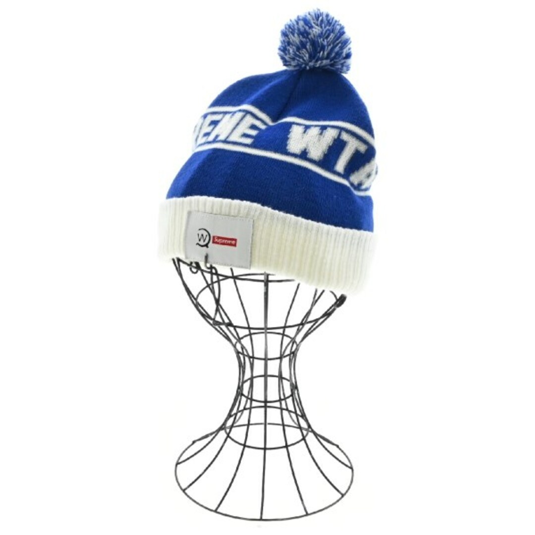 Supreme - Supreme シュプリーム ニットキャップ・ビーニー - 青x白