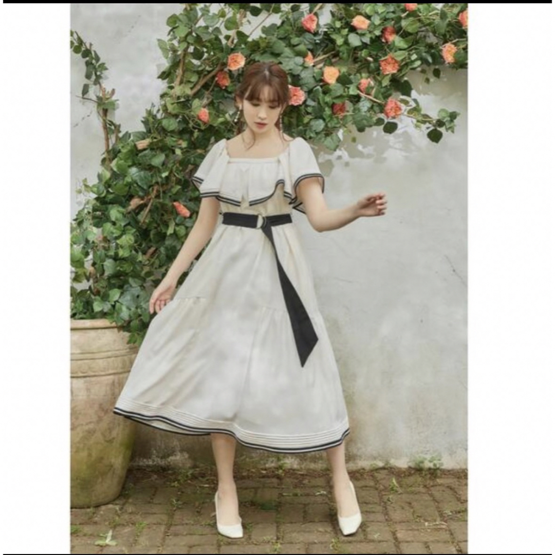 herlipto Sweet Moments Belted Dress