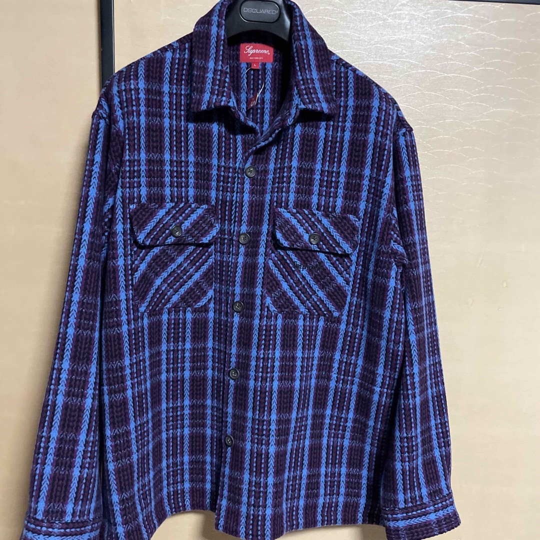 Supreme Heavy Flannel Shirt "Dark Plum"