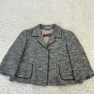 マックスマーラMAX MARA チェック柄テーラードジャケット　40(M相当)