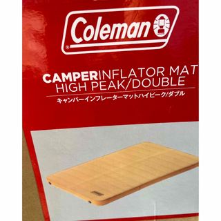 コールマン(Coleman)の【新品未開封】コールマン　キャンパーインフレーターマットハイピーク　ダブル(寝袋/寝具)