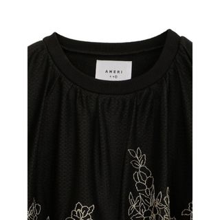 日本売 AMERI LULA TULLE EMBROIDERY SWEAT トレーナー/スウェット