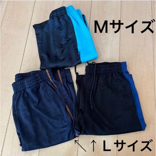 中古品　男の子　ショートパンツ　３枚セット　Ｍ　Ｌ(ショートパンツ)