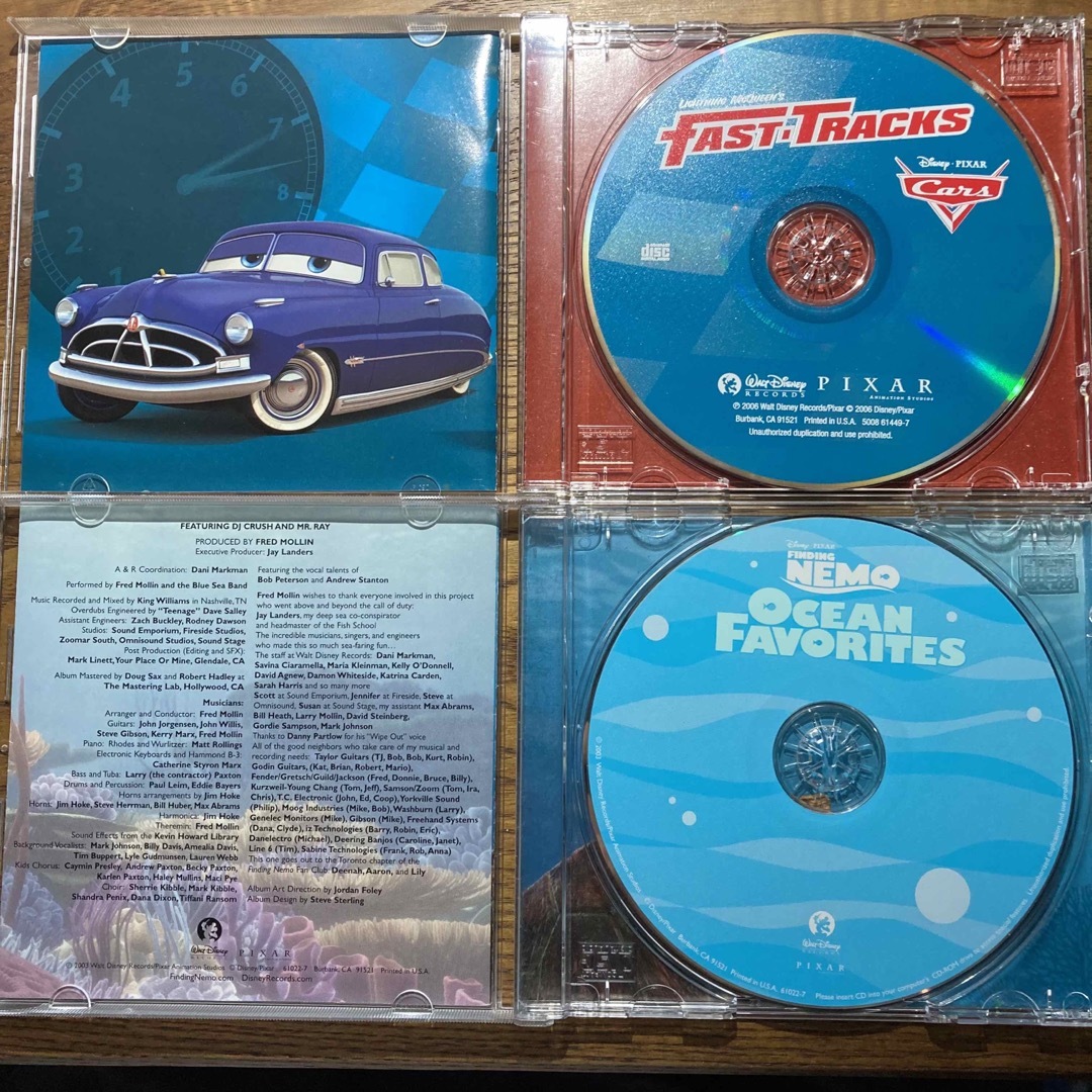 Disney(ディズニー)の【2枚セット】Lightning McQueen &Finding NEMO エンタメ/ホビーのCD(キッズ/ファミリー)の商品写真