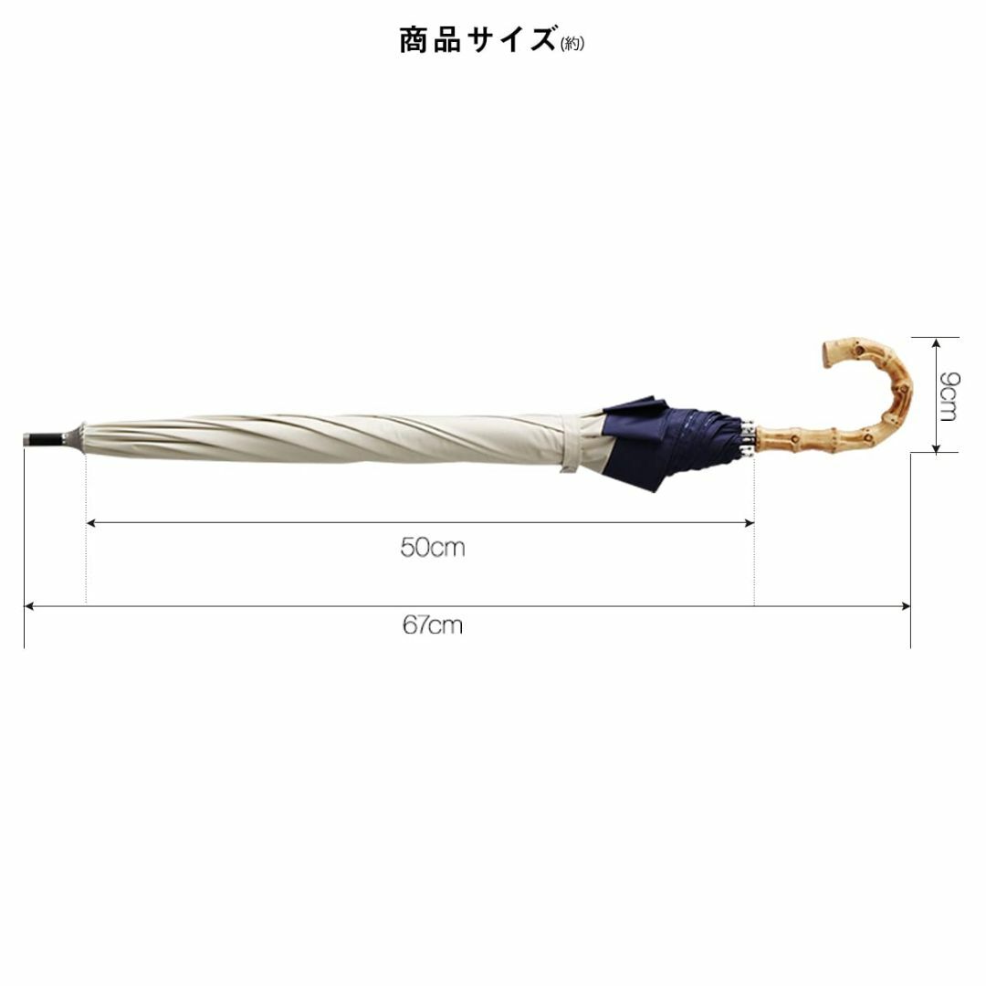 Ombrage 完全遮光 100% 日傘 ショートパラソル 親骨50cm 【5c 3