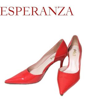 エスペランサ(ESPERANZA)の✨ESPERANZA★エナメル★パンプス★ヒール★size23(ハイヒール/パンプス)